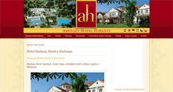 Desktop Screenshot of harkany-hotel.hu