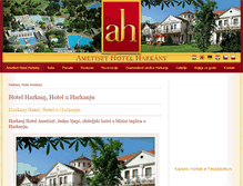 Tablet Screenshot of harkany-hotel.hu